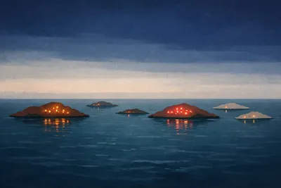 Indonesia: The Wave That Splits in Two