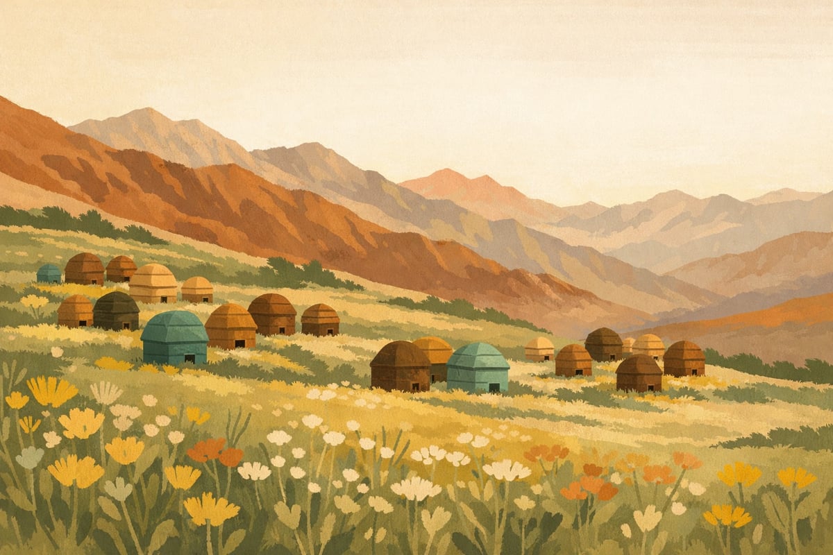 哈萨克斯坦蜂蜜:240年的秘密