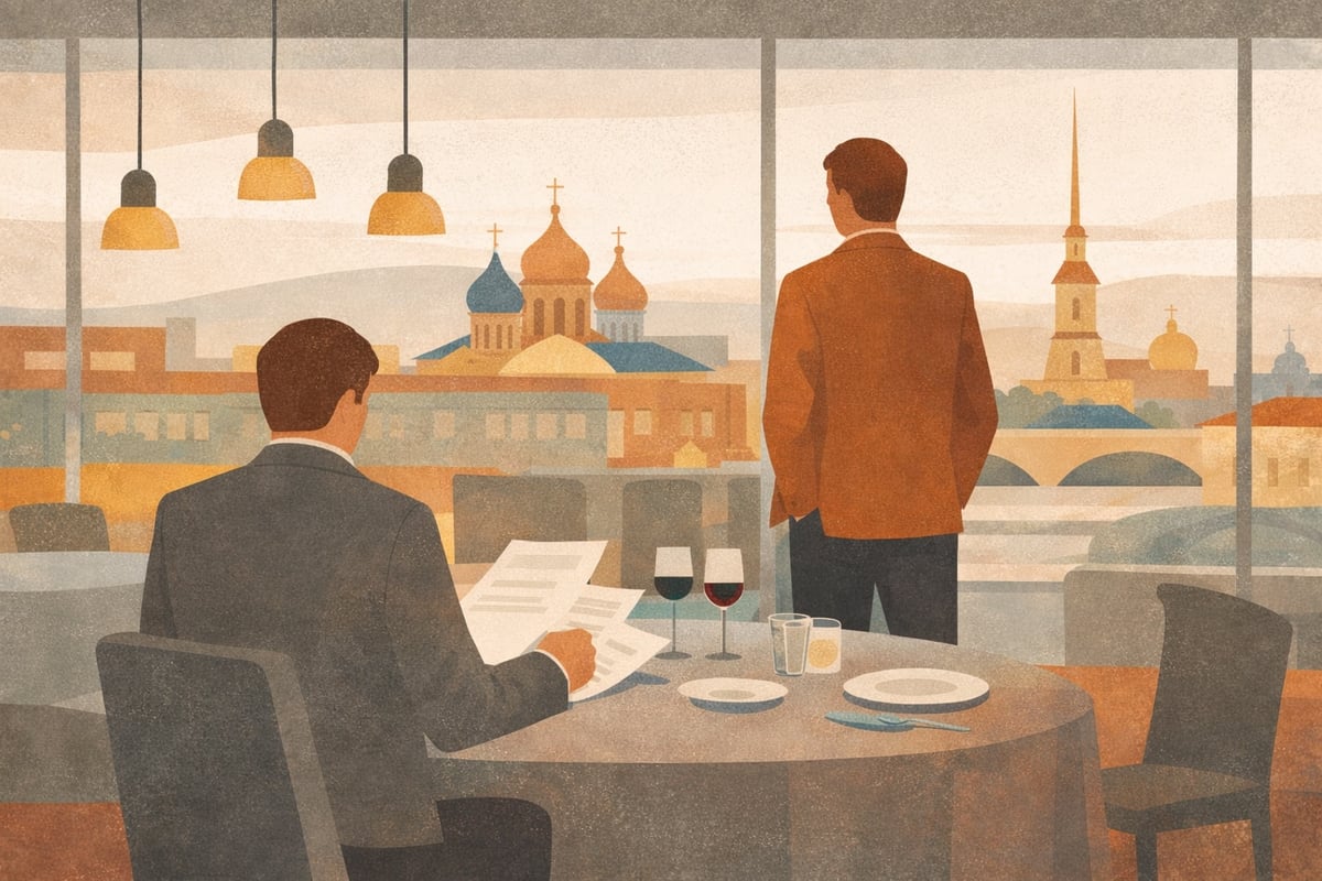 Father and Son at 150 Restaurants